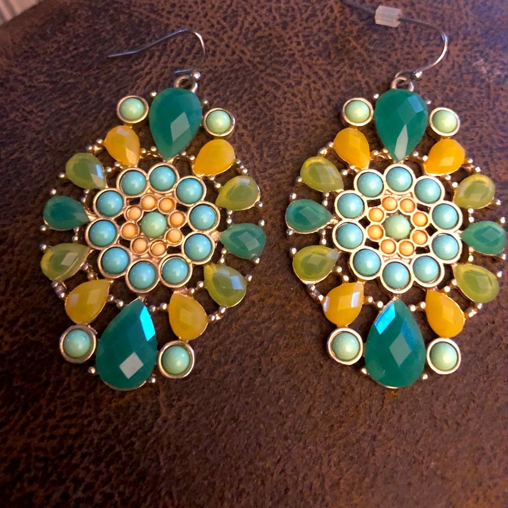 Multi colored earrings